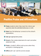 Positive Praise and Affirmation Poster